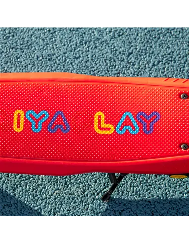 HOMCOM Foldable Electric Scooter, with LED Headlights, for Ages 7-14 Years, Red