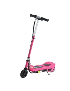 HOMCOM Foldable Electric Kids Scooter, Ride-on for Ages 7-14 Years, Pink