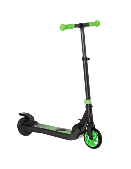 HOMCOM Folding Electric Scooter with Brake, for Ages 6+ Years, 8km/h Maximum Speed, Green