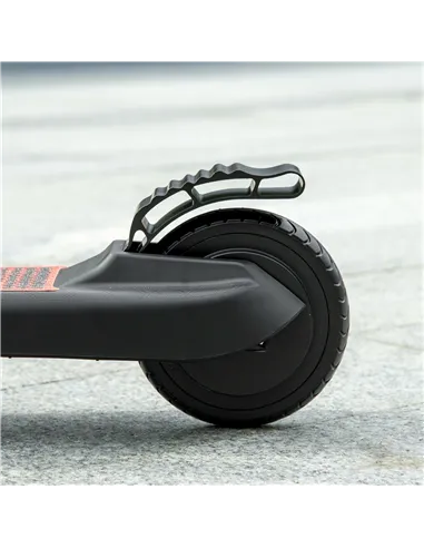 HOMCOM Folding Electric Scooter with Brake, for Ages 6+ Years, 8km/h Maximum Speed, Red