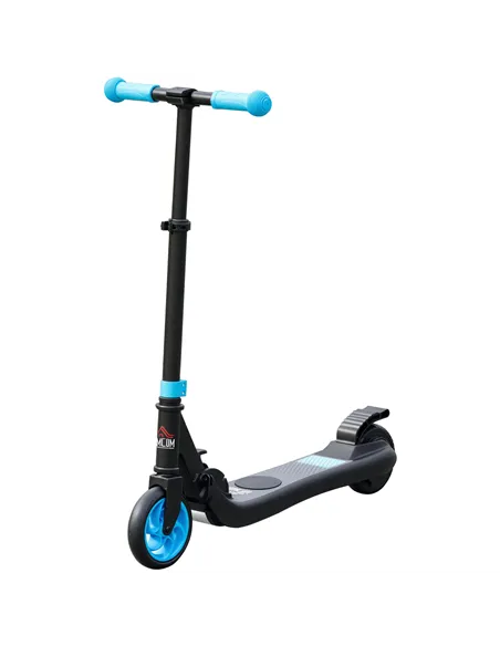 HOMCOM Folding Electric Scooter with Brake, for Ages 6+ Years, 8km/h Maximum Speed, Blue