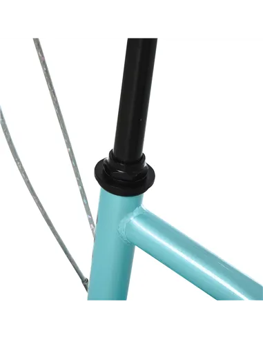 HOMCOM Stunt Scooter, Kids Scooter, 12'' Rubber Tyre Kick Scooter with Adjustable Handlebar, Dual Brakes, Blue