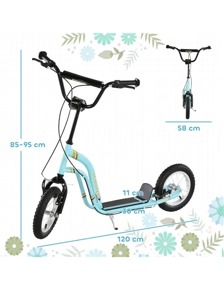 HOMCOM Teen Kids Stunt Scooter w
