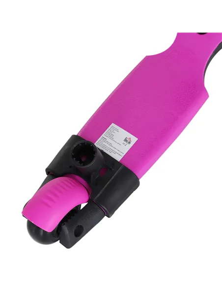 HOMCOM Adjustable Kids Toddler Scooter, with Removable Seat, Back Handle, Pink
