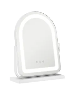 HOMCOM 33 x 44.5cm LED Vanity Mirror - White