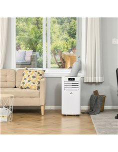 HOMCOM 10000 BTU Air Conditioning Unit, 3-in-1 Portable Air Conditioner, Dehumidifier, Cooling Fan with Remote Control, Digital  2