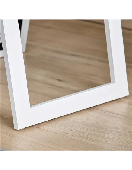 HOMCOM Full Length Mirror for Bedroom, Free Standing Dressing Mirror, Wall Mirror for Living Room, 37 x 154 cm, White