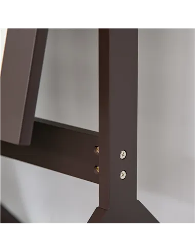 HOMCOM Freestanding Dressing Mirror Bedroom Tall Adjustable Angle 148x47cm Brown