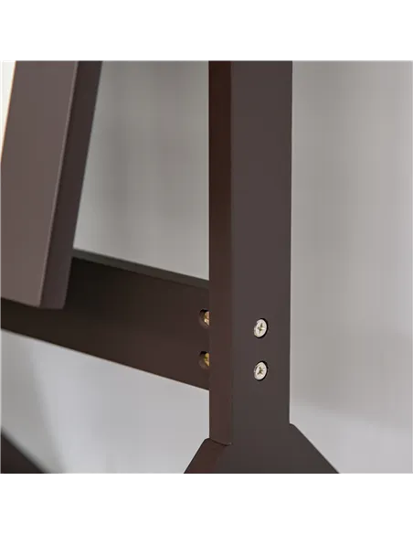 HOMCOM Freestanding Dressing Mirror Bedroom Tall Adjustable Angle 148x47cm Brown