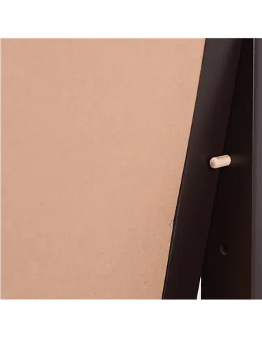 HOMCOM Freestanding Dressing Mirror Bedroom Tall Adjustable Angle 148x47cm Brown