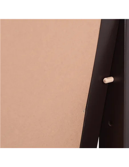 HOMCOM Freestanding Dressing Mirror Bedroom Tall Adjustable Angle 148x47cm Brown