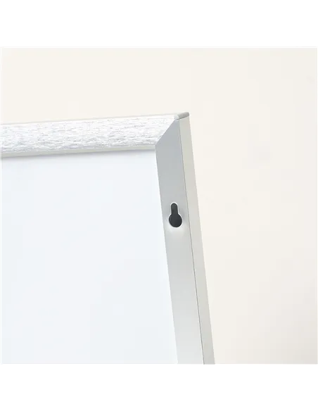 HOMCOM Full Length Mirror Wall-Mounted, 160 x 40 cm Freestanding Rectangle Dressing Mirror for Bedroom, Living Room, Silver Fram