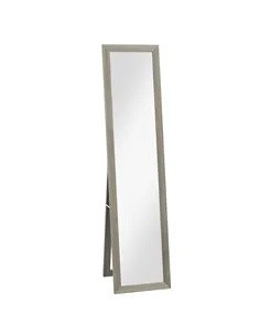 HOMCOM Rustic Full Length Mirror, Hanging and Freestanding Floor Mirror, Farmhouse Decorative Wall Mirror, for Living Room, Bedr