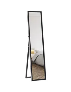 HOMCOM Glitter Frame Full-Length Mirror - Black