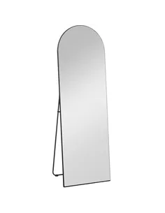 HOMCOM 150cm Arched Full Length Mirror - Black