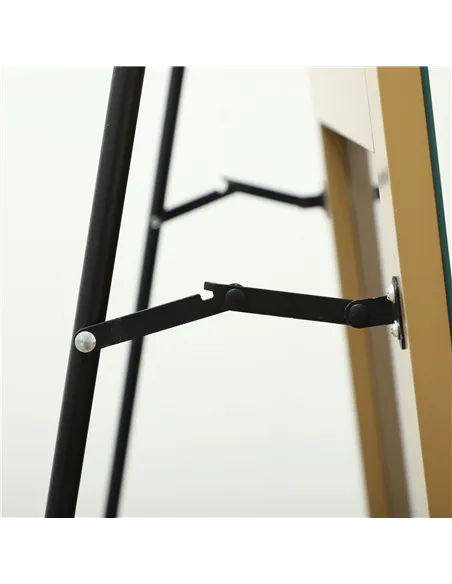 HOMCOM 150cm Arched Full Length Mirror - Gold Tone