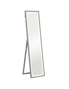 HOMCOM Full Length Mirror, with Adjustable Outer Light, Grey