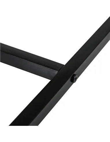 HOMCOM Bedside Table Nightstand Two-Drawer Bedroom Storage Unit Zig Zag Design with Black Metal Handles, Set of 2, Natural