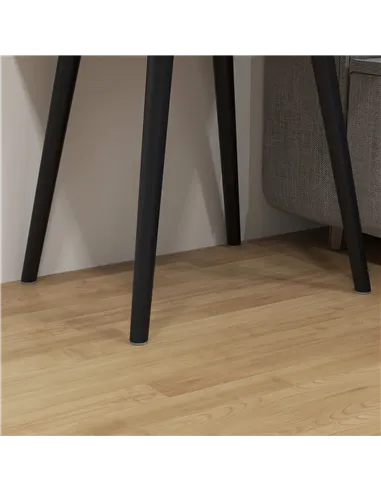 HOMCOM Bedside Table Set of 2, Industrial Nightstand, Tall End Table with Removable Fabric Drawer, Retro Chic Side Table Accent 