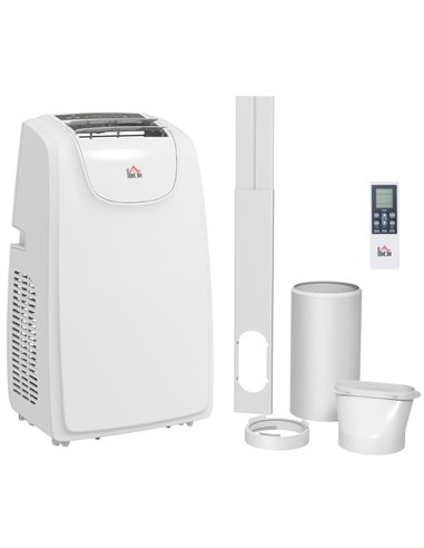 HOMCOM 12,000 BTU Multi-Mode Mobile Air Conditioner - White