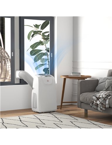 HOMCOM 12,000 BTU Multi-Mode Mobile Air Conditioner - White