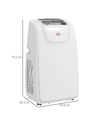 HOMCOM 12,000 BTU Multi-Mode Mobile Air Conditioner - White