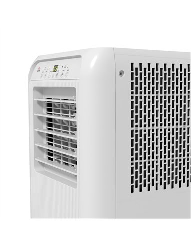 HOMCOM 7,000 BTU Mobile Air Conditioner for Room up to 26m², with Dehumidifier, 24H Timer, Wheels, Window Mount Kit