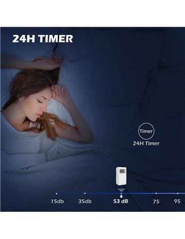 HOMCOM 9,000 BTU Mobile Air Conditioner for Room up to 28m², with Dehumidifier, 24H Timer, Wheels, Window Mount Kit