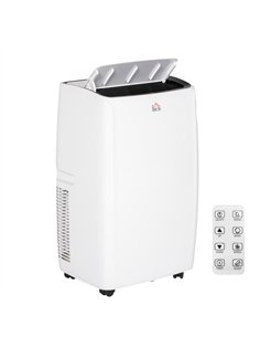 HOMCOM 12,000 BTU Mobile Air Conditioner, Grade A Rated - White