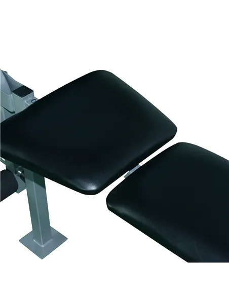 HOMCOM 4-Levels Adjustable Weight Bench Fitness Equipment with Barbell Rack-Black