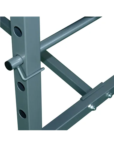 HOMCOM 4-Levels Adjustable Weight Bench Fitness Equipment with Barbell Rack-Black