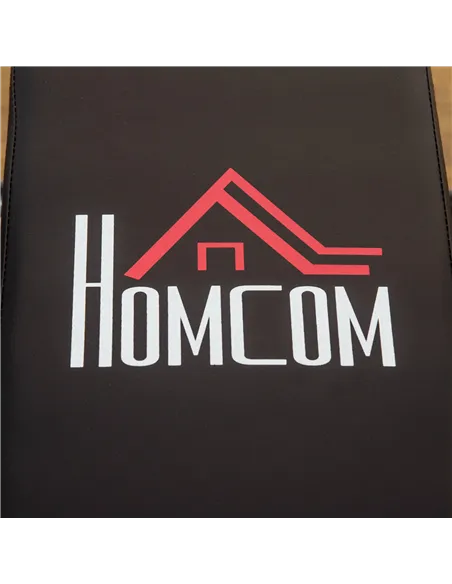 HOMCOM Adjustable Weight Bench, Foldable Bench, with Barbell Rack, Black