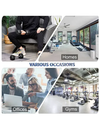 HOMCOM Multifunction Weight Bench with 2 Dumbbells, 7-Level Adjustable Hyper Extension Sit-up Bench