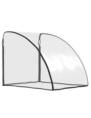 HOMCOM Baby Bike Trailer Cover, Anti Dust Rain Snow, Cold Wind, 76 x 61 x 61 cm