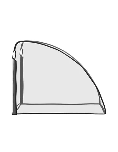 HOMCOM Baby Bike Trailer Cover, Anti Dust Rain Snow, Cold Wind, 76 x 61 x 61 cm