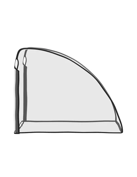 HOMCOM Baby Bike Trailer Cover, Anti Dust Rain Snow, Cold Wind, 76 x 61 x 61 cm