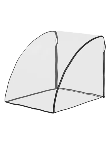 HOMCOM Baby Bike Trailer Cover, Anti Dust Rain Snow, Cold Wind, 76 x 61 x 61 cm