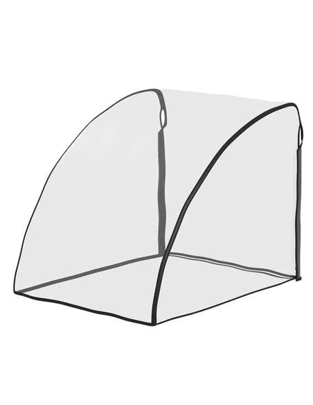 HOMCOM Baby Bike Trailer Cover, Anti Dust Rain Snow, Cold Wind, 76 x 61 x 61 cm