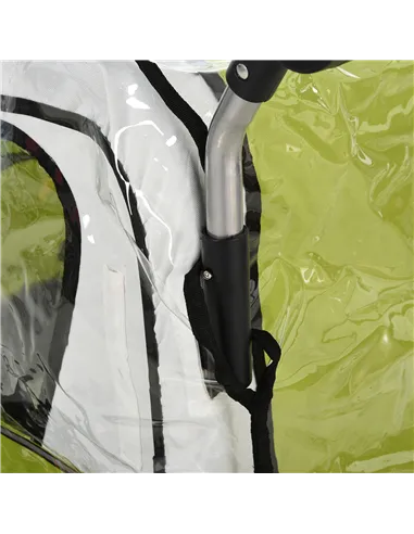 HOMCOM Baby Bike Trailer Cover, Anti Dust Rain Snow, Cold Wind, 76 x 61 x 61 cm