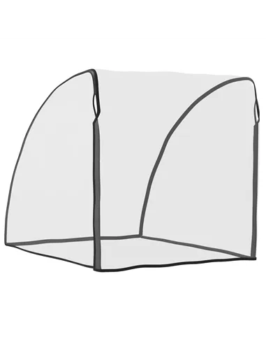 HOMCOM Baby Bike Trailer Cover, Anti Dust Rain Snow, Cold Wind, 76 x 61 x 61 cm