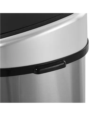 HOMCOM Stainless Steel Kitchen Sensor Dustbin Automatic Touchless Rubbish Garbage Waste Bin 58L Silver