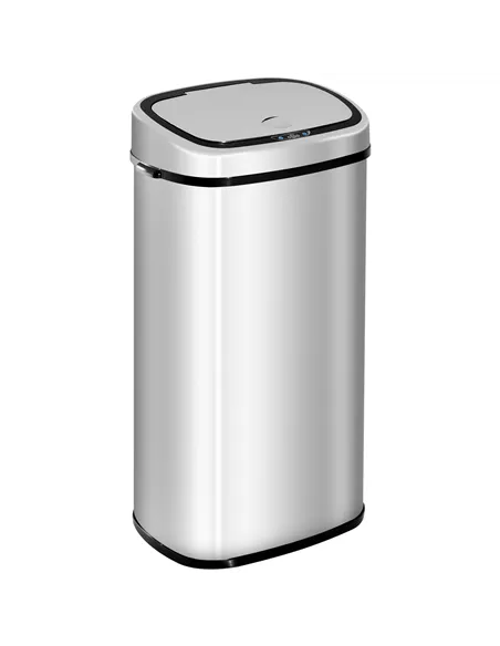 HOMCOM 68L Sensor Dustbin Stainless Steel Automatic Kitchen Waste Bin Silver