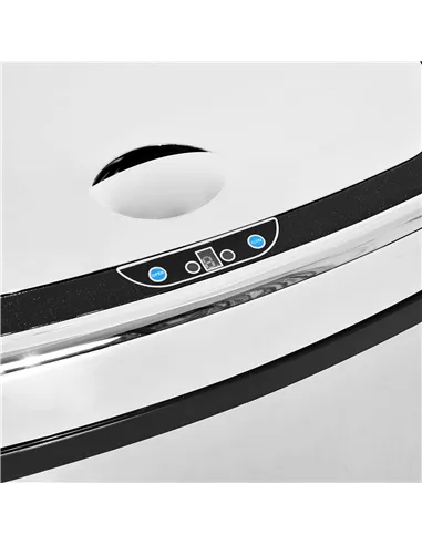 HOMCOM 68L Sensor Dustbin Stainless Steel Automatic Kitchen Waste Bin Silver
