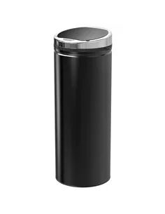 HOMCOM 50L Sensor Bin with Quiet Soft-Close Lid, Automatic Touchless Motion Sensor Rubbish Bin with Fingerprint Resistant, Stain