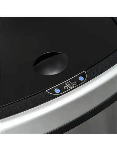 HOMCOM Stainless Steel Kitchen Sensor Dustbin Automatic Touchless Rubbish Garbage Waste Bin 48L Silver