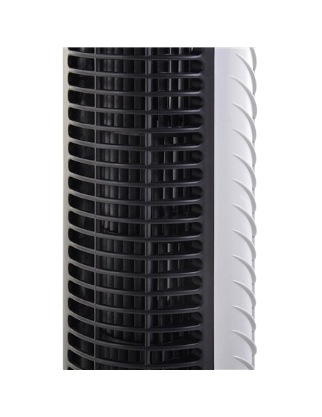 HOMCOM 31" Oscillating Tower Fan with Remote Control, 7.5H Timer, 3 Speed 3 Modes, Electric Floor Standing Cooling Fan for Home 