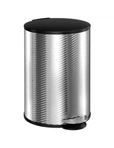 HOMCOM 20L Stainless Steel Compact Home Bin