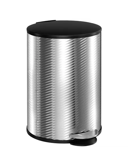HOMCOM 20L Stainless Steel Compact Home Bin