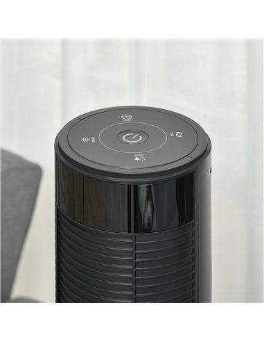 HOMCOM 46" Oscillating Tower Fan with Remote Control, 12H Timer, 3 Speed, 4 Modes, Quiet Cooling Fans, Electric Floor Standing F