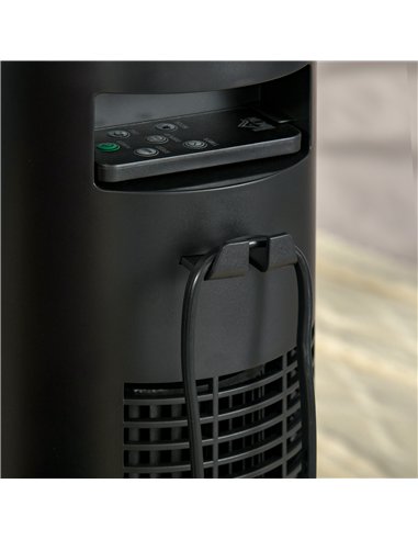 HOMCOM 46" Oscillating Tower Fan with Remote Control, 12H Timer, 3 Speed, 4 Modes, Quiet Cooling Fans, Electric Floor Standing F